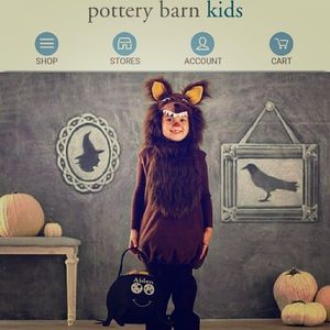 Pottery barn wolf costume